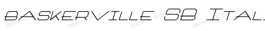 baskerville SB Itali字体转换